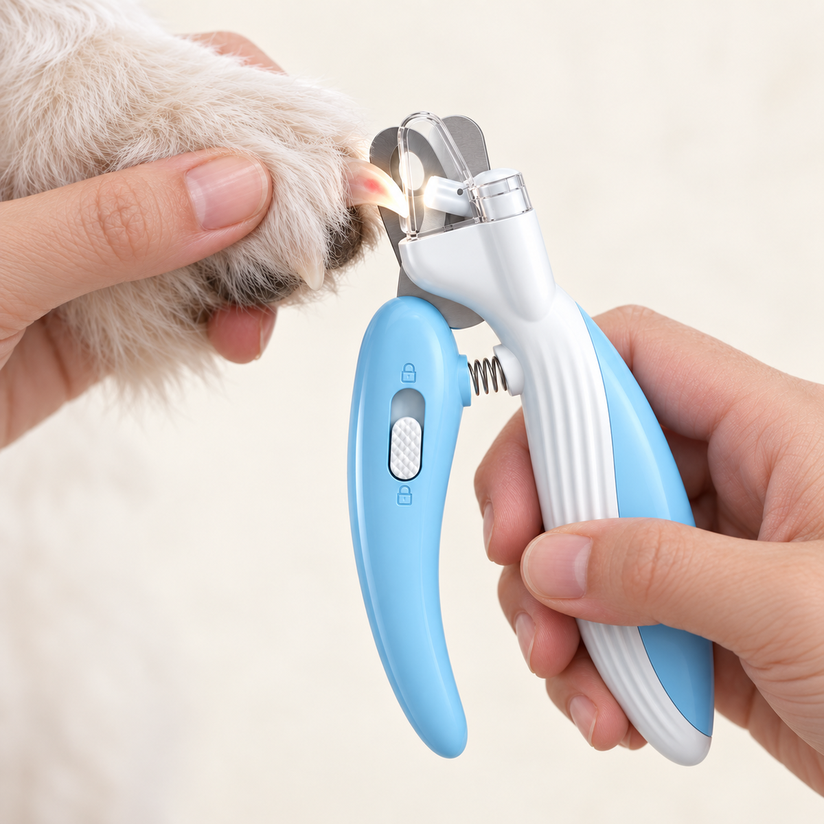 Free LED nail clipper